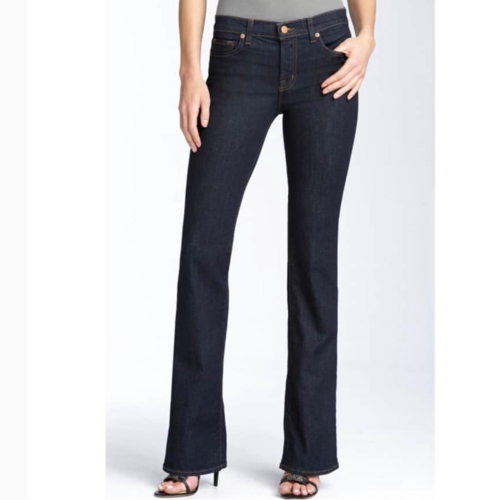 J Brand Curvy Fit Bootcut Jean in Pure